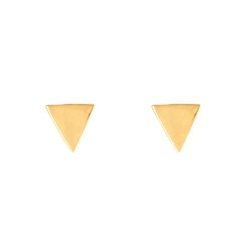 گوشواره طلا مثلثی ساده