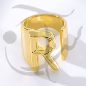 انگشتر طلا اسم R