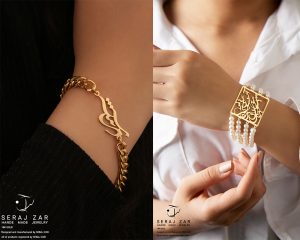 خرید دستبند طلا روز زن
